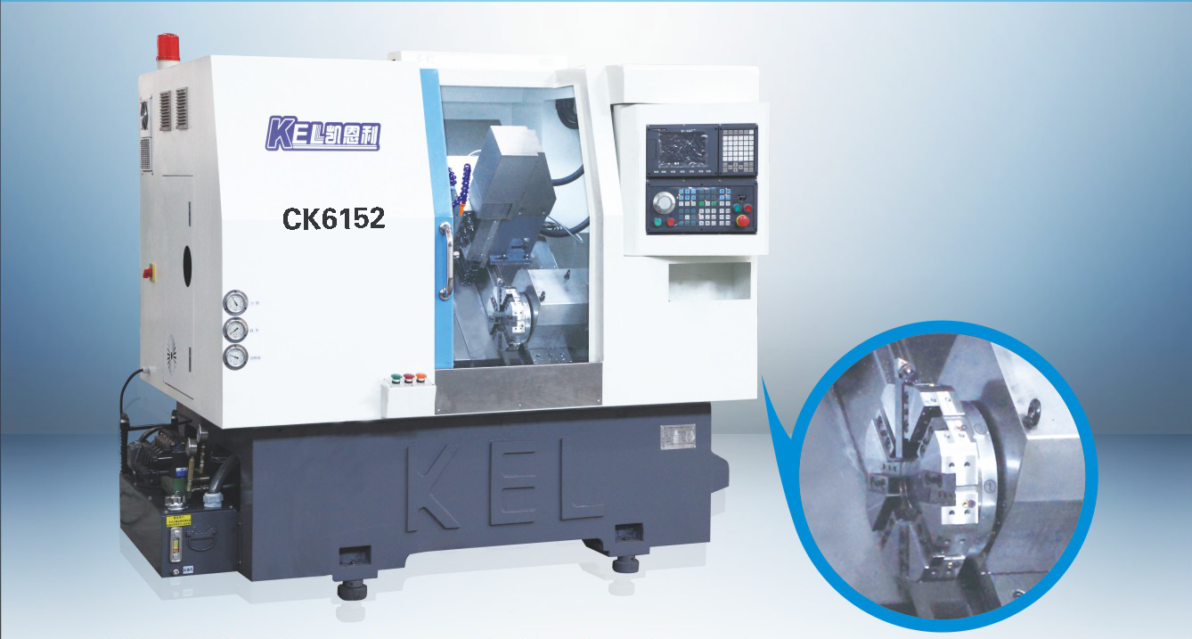 CKX6152D-Y ∠30斜床身車銑復合機(52刀塔+帶Y軸+4側(cè)動力頭+4端動力頭) 